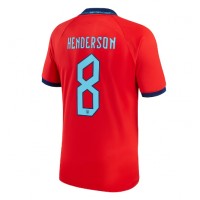 England Jordan Henderson #8 Bortatröja VM 2022 Korta ärmar